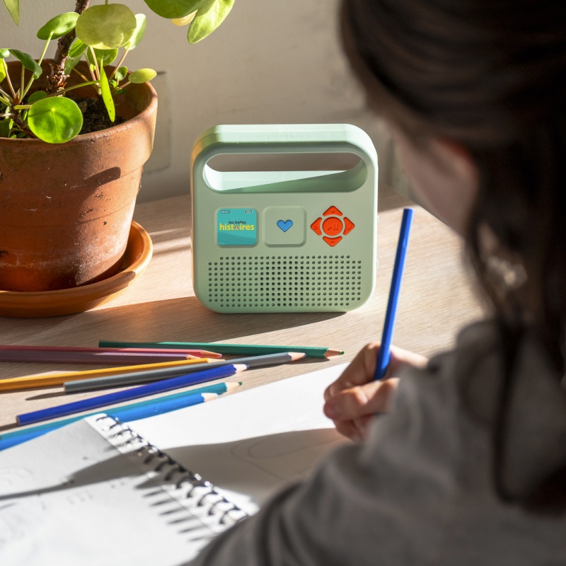 Merlin Enceinte pour enfants – Vert amande – Image 2